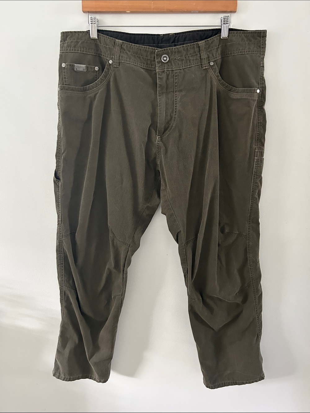 Kuhl Revolvr Pants Men's Brown 40x30 Rugged Utility Hiking Outdoor Active